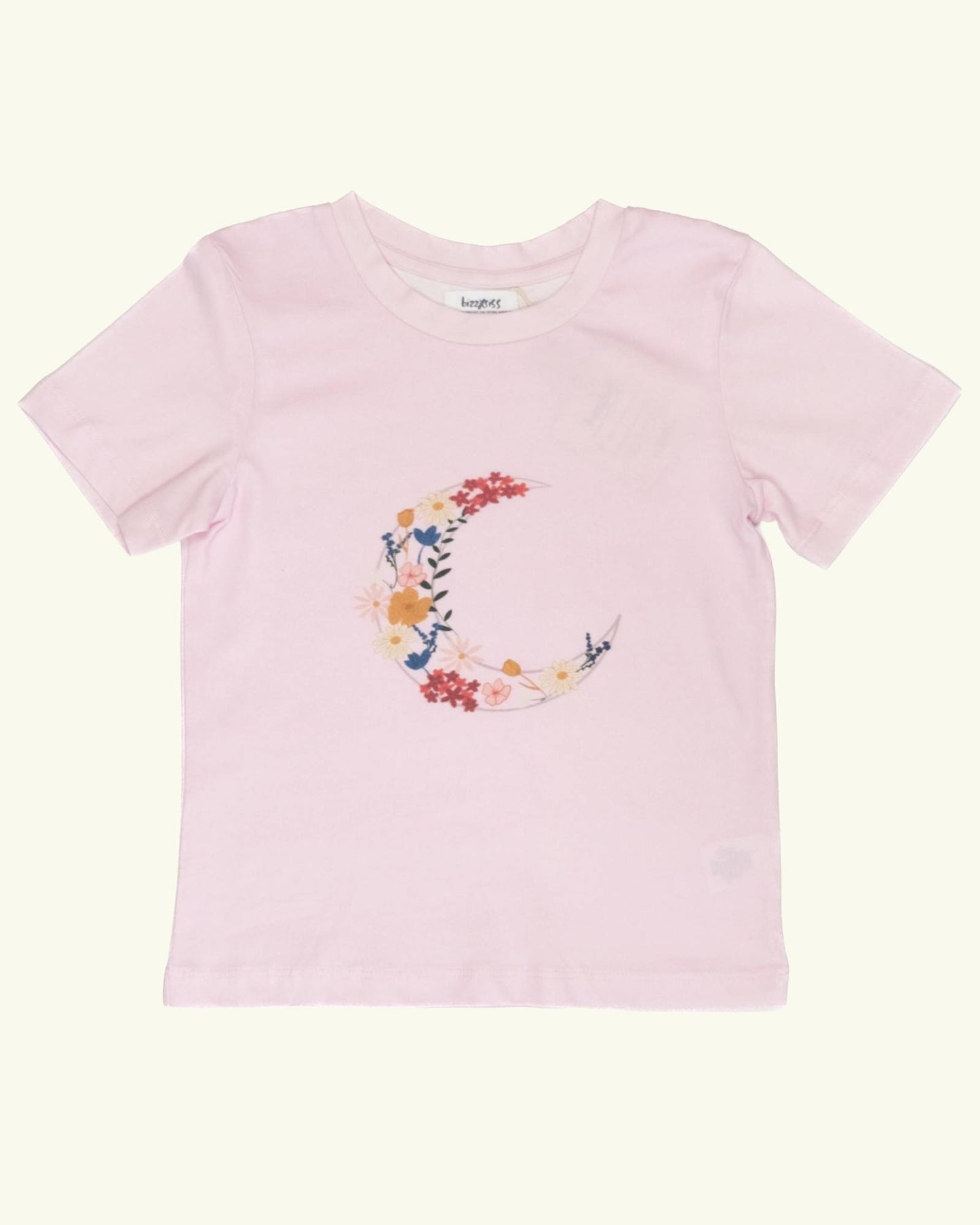 Printed Tee- Moon Flower