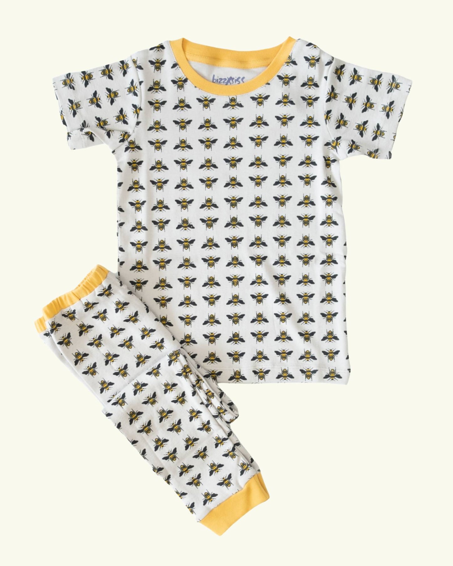 Short Sleeve Lounge Set - Honey Bee