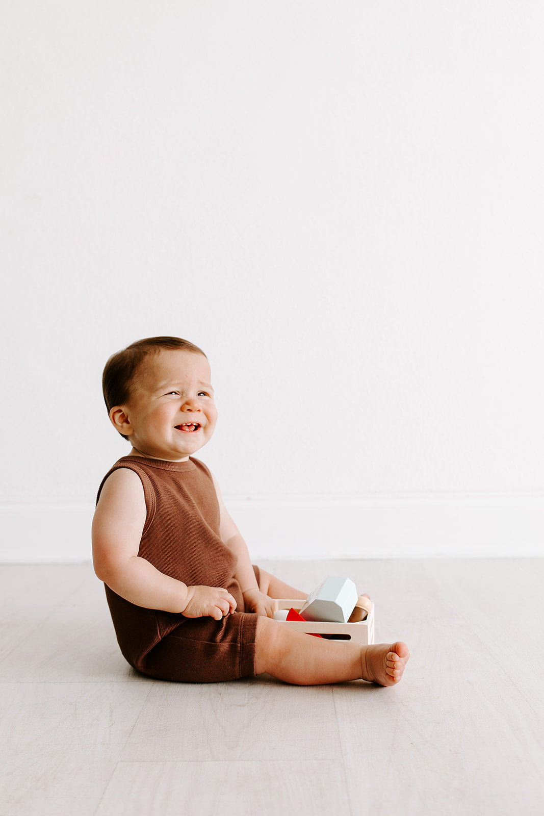Logan Playsuit - Pecan