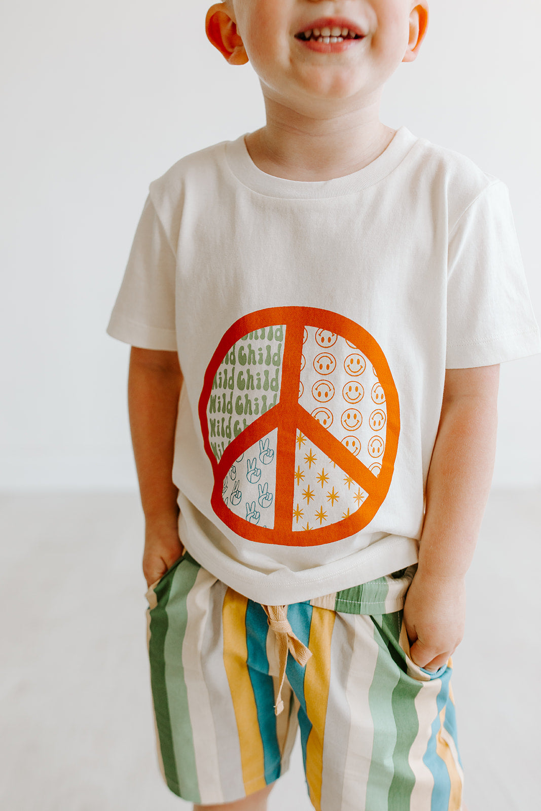 Printed Tee - Groovy Peace