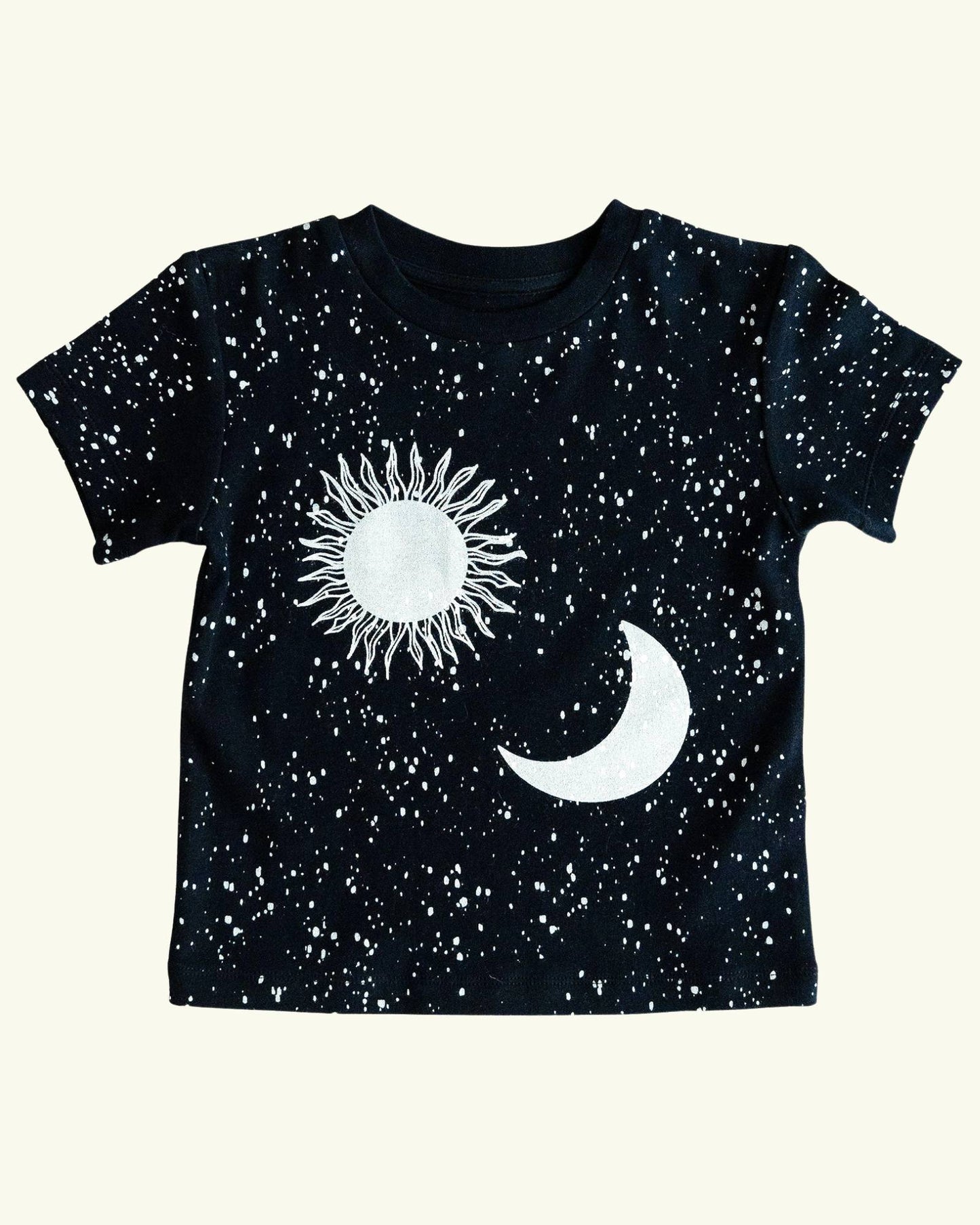 Graphic Short-sleeve Tee- Sun and Moon