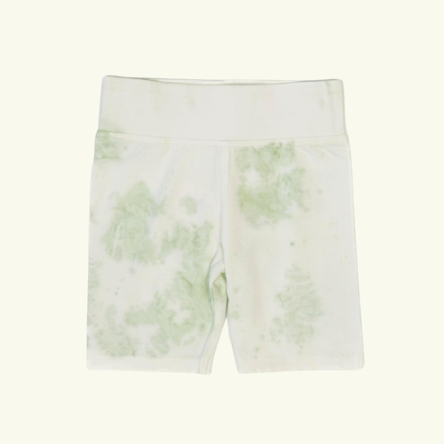 Biker Shorts - Avocado Tie Dye