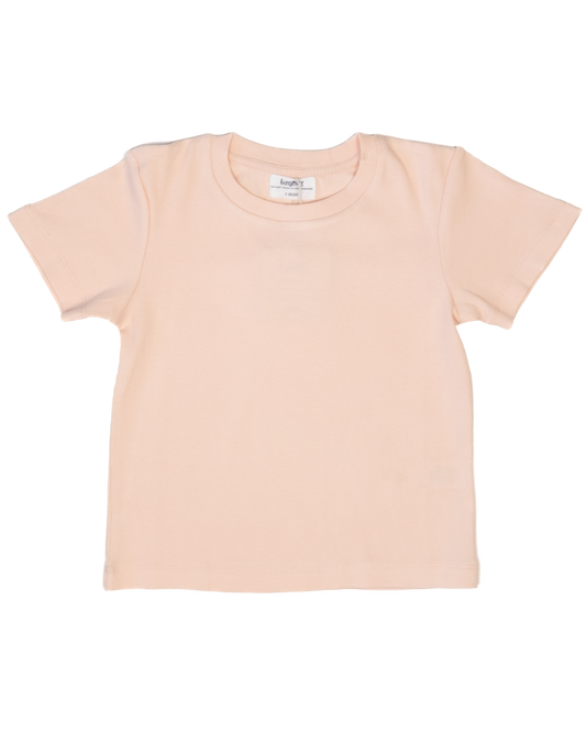 Ribbed Tee - Soft Pink