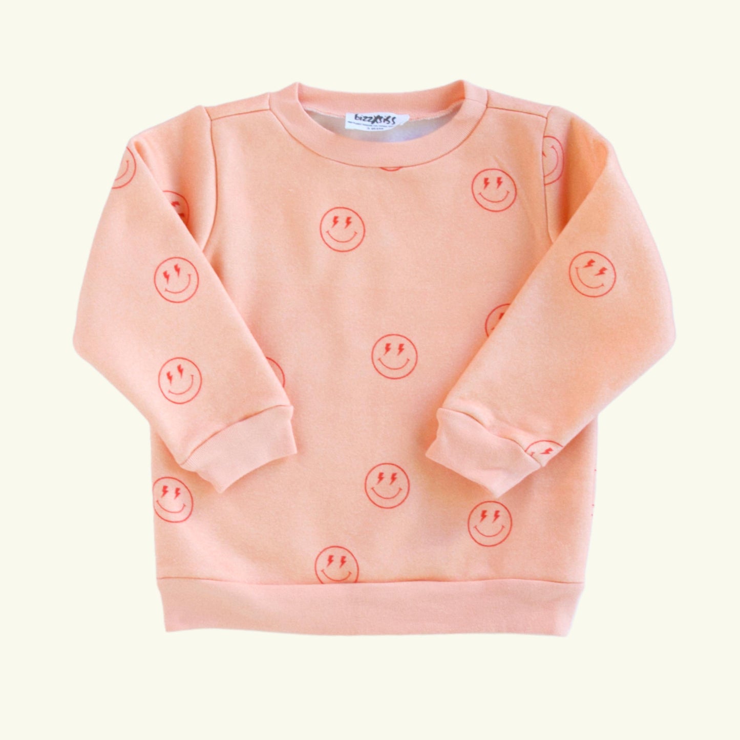 Printed Sweatshirt, Bellini Happy Hippie