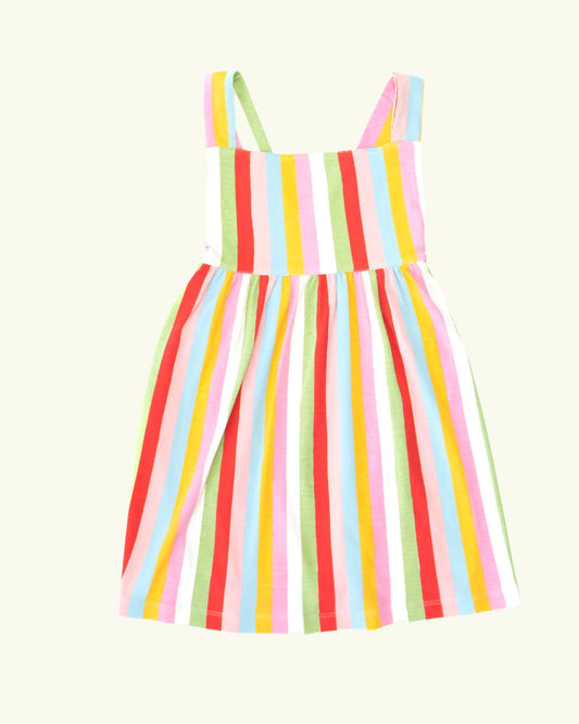 Cece Dress - Bright Stripe
